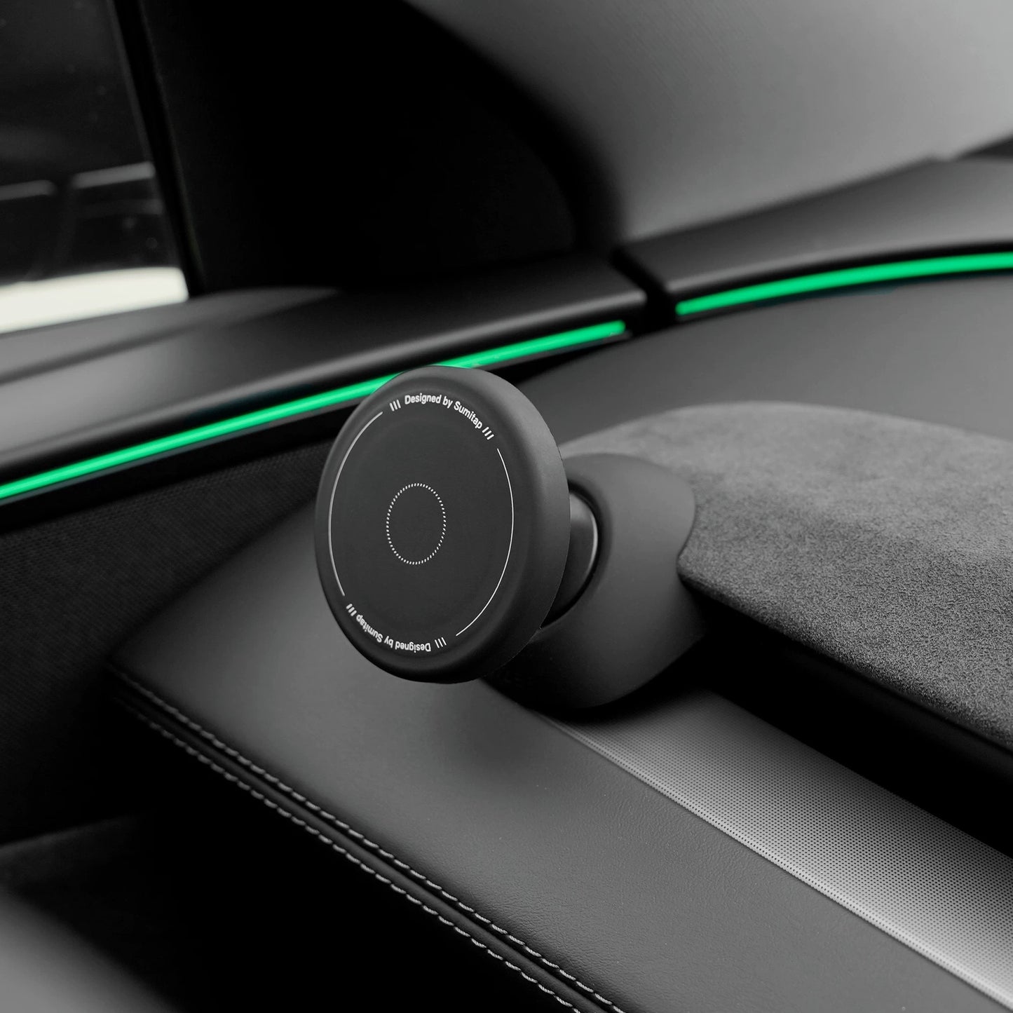 EVKITT Magnetic Phone Holder for Tesla Model 3 Highland Model Y Juniper Silicone MagSafe Car Mount LHD & RHD Dashboard Interior Accessory