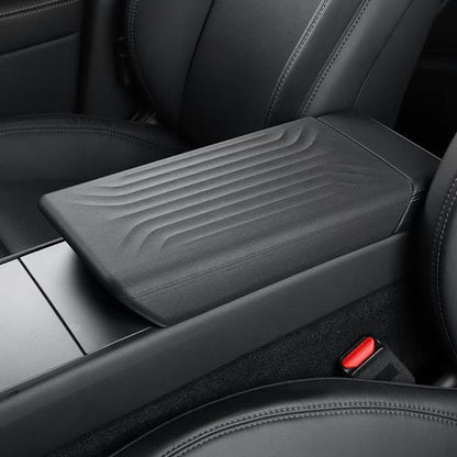 EVKITT for Tesla Model 3 Highland 2024+ Model Y Juniper 2025+ Central Control Armrest Cover TPE Interior Protective Pad Anti-Scratch Console Accessory