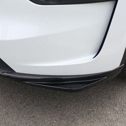 EVKITT Front Bumper Protector Lip Corner Guard Anti-Scratch Bumper Winglet Spoiler for Tesla Model Y Juniper （Premium Luxury High-Toughness Automotive ABS 2-Piece Set）