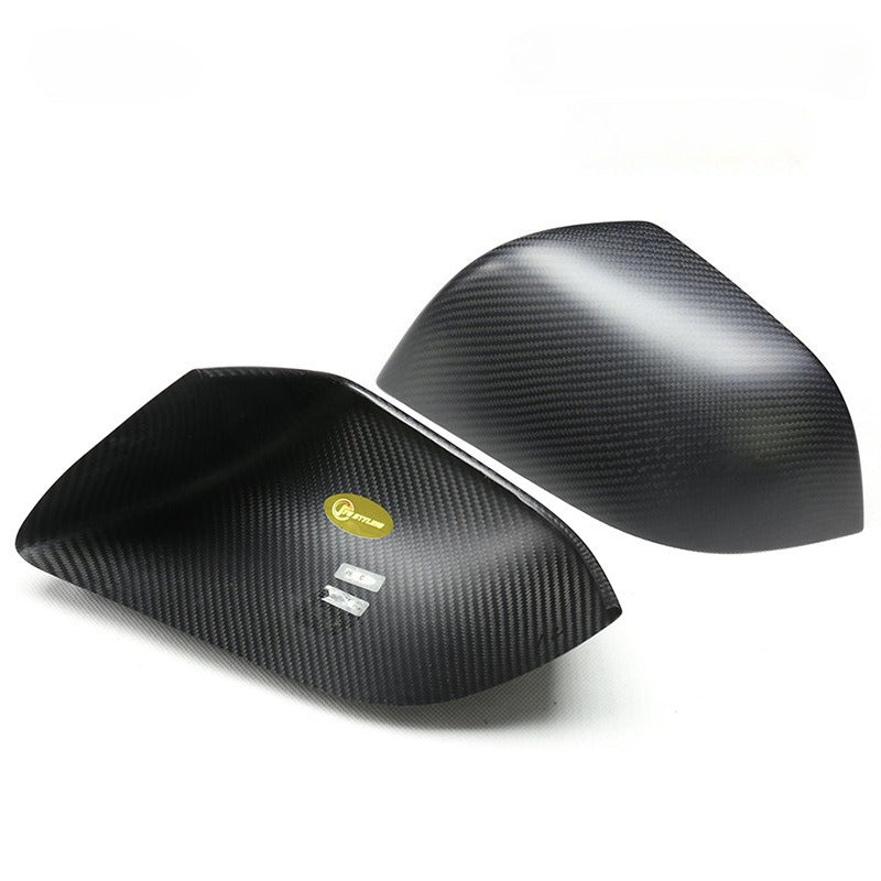 EVKITT Side Rearview Mirror Covers Caps Overlay for Tesla Model 3 2021-2023 (Premium Real Dry Carbon Fiber, Aerodynamic 2-Piece Set)