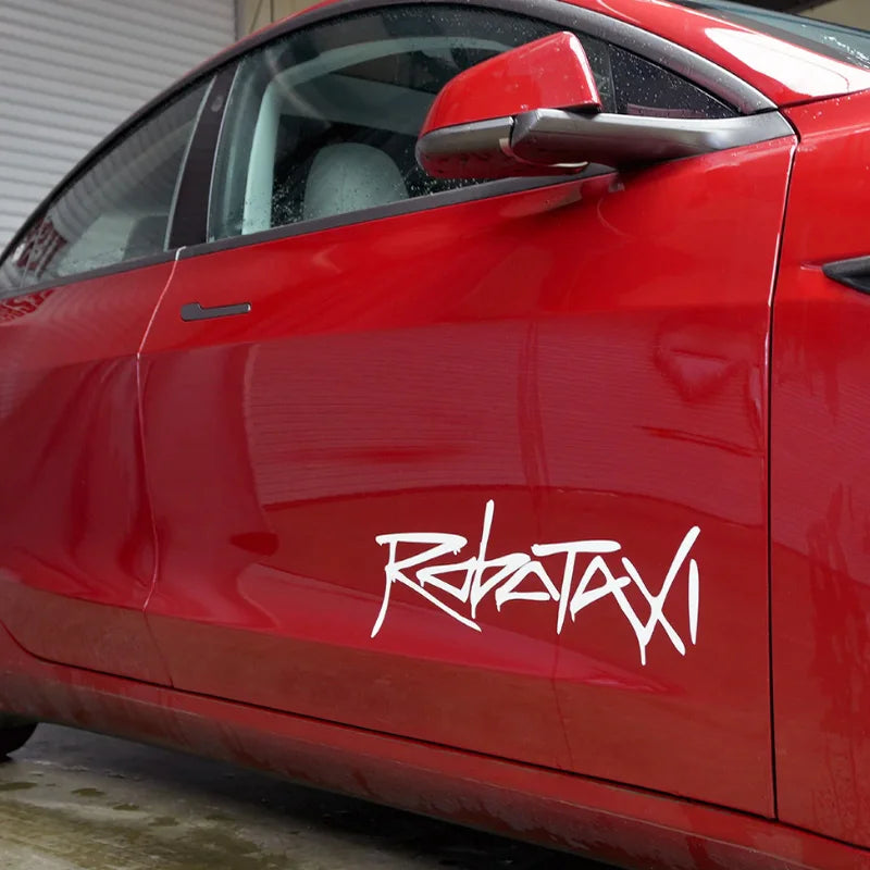 EVKITT Exterior Body Decal Autopilot Autonomous Logo Sticker for Tesla Robotaxi Cybercab