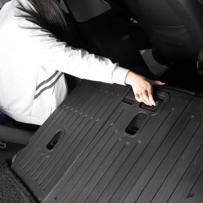 EVKITT for Tesla New Model Y Juniper 2025+ Rear Seat Back Scratch Protection Pad TPE Leather Anti-Kick Seat Protector Interior Accessory