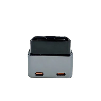 EVKITT OBD Power Expansion Dock Hub for Tesla Model 3 & Model Y (Premium Fireproof Material, Dual Interface A+C Fast Charging)
