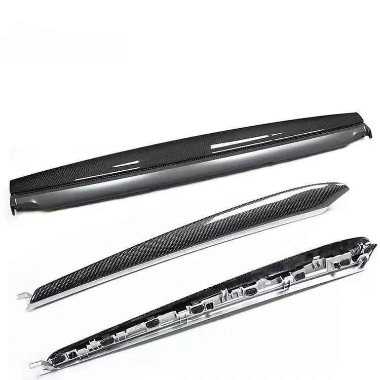 EVKITT Dashboard & Door Panel Interior Trim Covers for Tesla Model 3 Model Y 2021-2023 Real Dry Carbon Fiber (Matte/Gloss, 3-Piece Set)