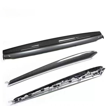 EVKITT Dashboard & Door Panel Interior Trim Covers for Tesla Model 3 Model Y 2021-2023 Real Dry Carbon Fiber (Matte/Gloss, 3-Piece Set)