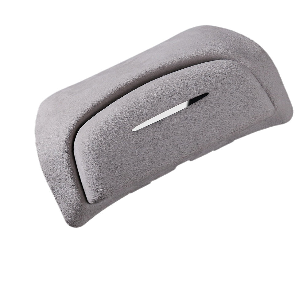 EVKITT Roof Sunglasses Holder Case for Tesla Model Y Juniper 2025 2026 Premium Suede Glasses Storage Box
