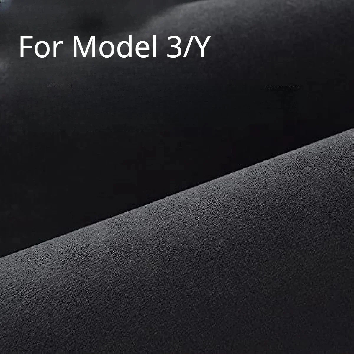 EVKITT Suede Dashboard Cover Mat for Tesla Model 3 & Model Y 2017-2024 (Premium Anti-Glare Suede, Laser-Cut)