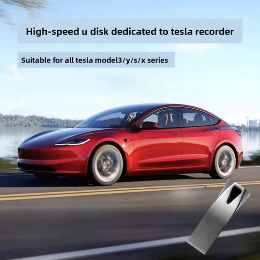 EVKITT Automotive Grade USB Flash Drive Dashcam & Sentry Mode Storage Stick for Tesla Model 3 Y S X 2021-2024 (Heavy-Duty Zinc Alloy, High-Speed 128GB)