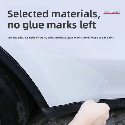 EVKITT Rear Door Paint Protection Film PPF Anti-Scuff Splash Guard for Tesla Model Y Juniper 2025+ (Self-Healing Clear TPU, Left & Right 2-Piece Kit)