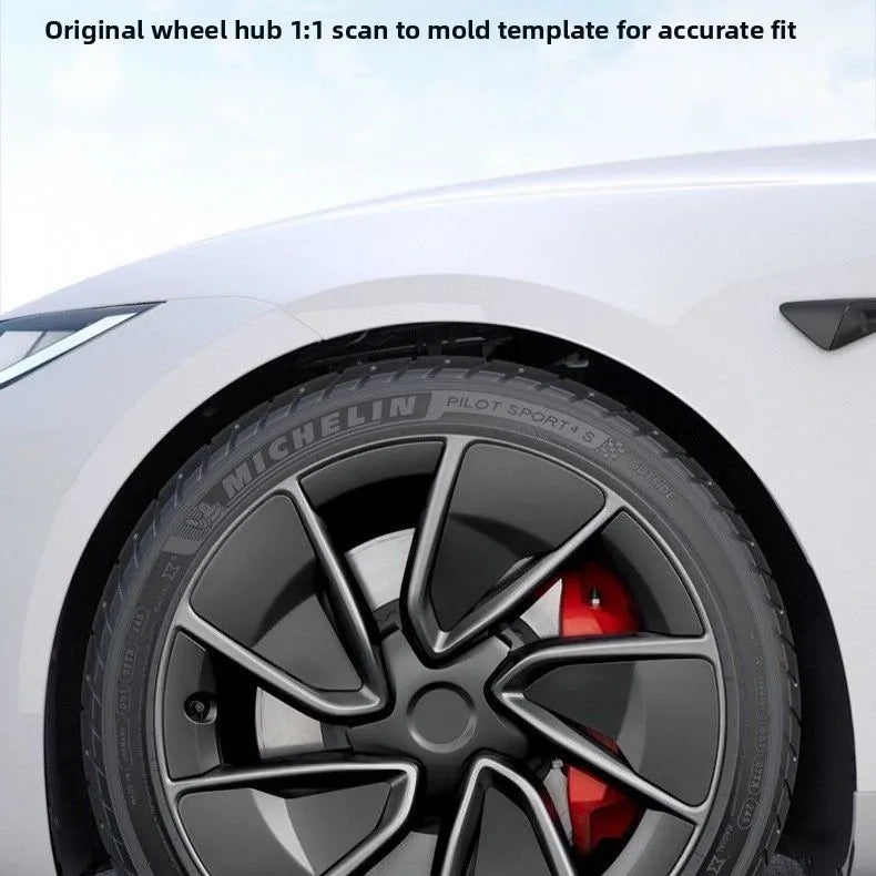 EVKITT 20" Wheel Center Caps for Tesla Model 3 Highland Performance (Premium Weatherproof ABS, 1-Pack Hubcap Covers)