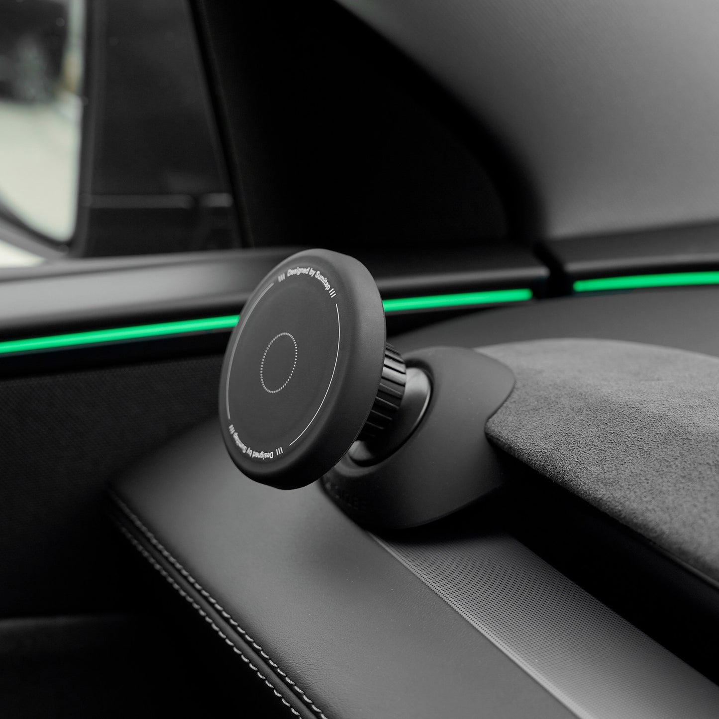 EVKITT Magnetic Phone Holder for Tesla Model 3 Highland Model Y Juniper Silicone MagSafe Car Mount LHD & RHD Dashboard Interior Accessory