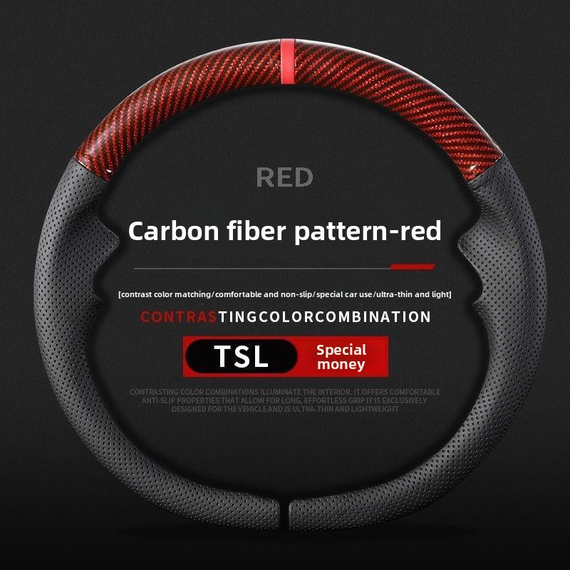 EVKITT Ultra-Thin Sport Steering Wheel Cover for Tesla Model 3  & Model Y Juniper/YL 2017-2026 – Anti-Slip Grip with Center Alignment Marker
