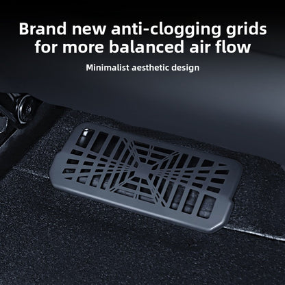 EVKITT Under Seat Air Vent Cover Mesh Outlet Protector for Tesla Model 3 Highland (Premium High-Density Mesh Polymer, Anti-Clogging 2-Piece Set)