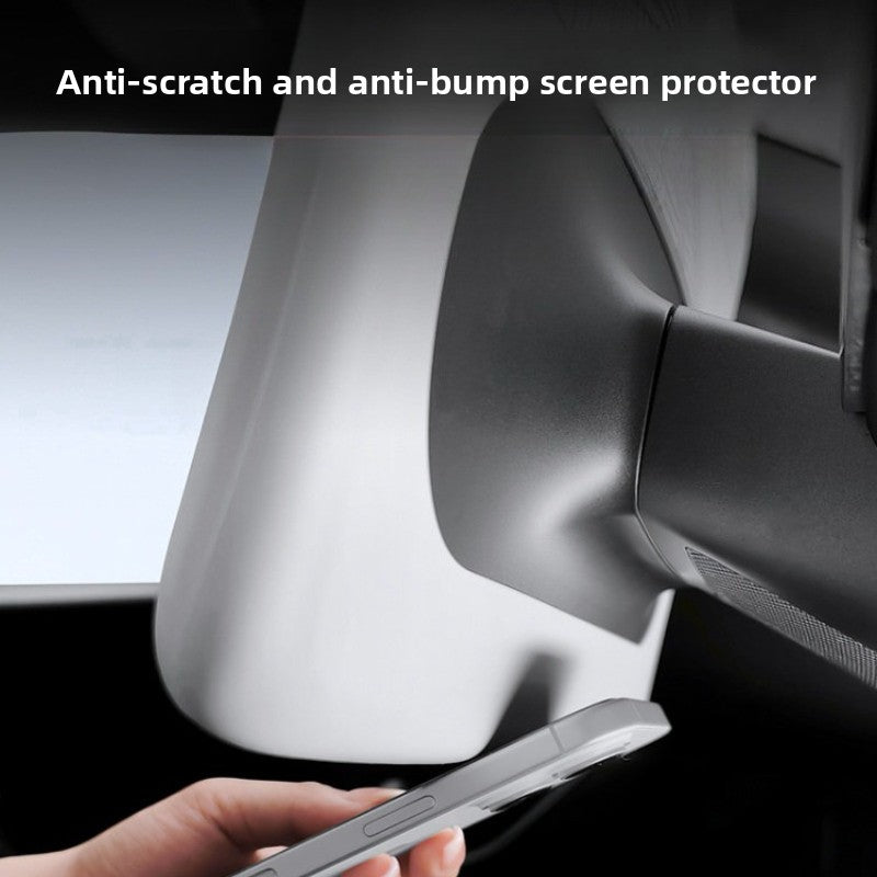 EVKITT Navigation Screen Silicone Frame Protector Central Display Edge Guard Trim for Tesla Model 3 Highland & Model Y Juniper
