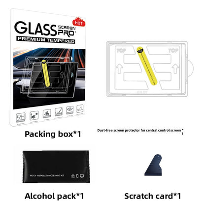 EVKITT Tempered Glass Screen Protector for Tesla Model 3 & Model Y 2021-2024 (Tempered Glass, HD Clear)
