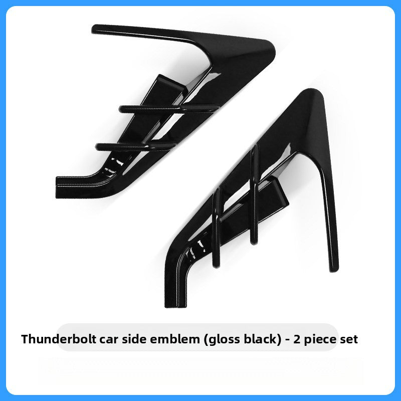 EVKITT Fender Side Camera Cover Cap Turn Signal Indicator Trim for Tesla Model Y Model 3 2021-2024 (Premium High-Impact ABS, Matte Black 2-Piece Set)