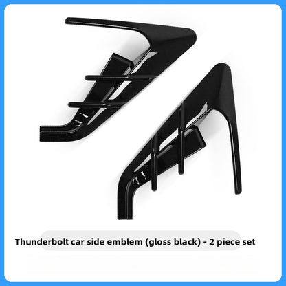 EVKITT Fender Side Camera Cover Cap Turn Signal Indicator Trim for Tesla Model Y Model 3 2021-2024 (Premium High-Impact ABS, Matte Black 2-Piece Set)