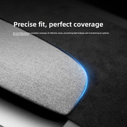 EVKITT Dashboard Mat Pad Cover Anti-Glare Sun Shade for Tesla Model 3 Highland Model Y Juniper (Premium Alcantara-Texture Suede, LHD & RHD Universal 1-Pack)