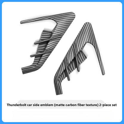 EVKITT Fender Side Camera Cover Cap Turn Signal Indicator Trim for Tesla Model Y Model 3 2021-2024 (Premium High-Impact ABS, Matte Black 2-Piece Set)