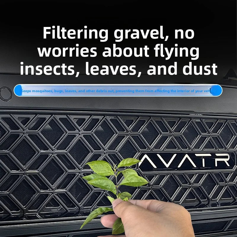 EVKITT for Tesla Model Y Juniper Front Bumper Insect Net Medium Mesh Water Tank Radiator Protective Net ABS Car Protection Accessory