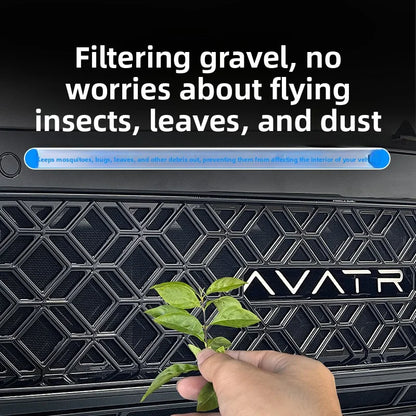 EVKITT for Tesla Model Y Juniper Front Bumper Insect Net Medium Mesh Water Tank Radiator Protective Net ABS Car Protection Accessory