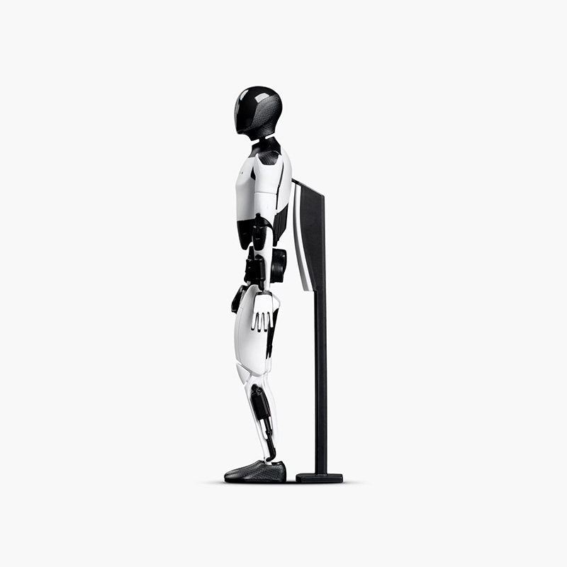 EVKITT for Tesla Bot Action Figure for All Tesla Models Universal Fit Cyberpunk Silver Optimus Robot Toy (Dashboard Ornament, 1-Pack)