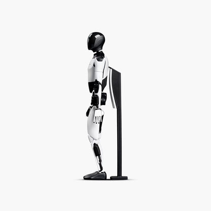 EVKITT for Tesla Bot Action Figure for All Tesla Models Universal Fit Cyberpunk Silver Optimus Robot Toy (Dashboard Ornament, 1-Pack)