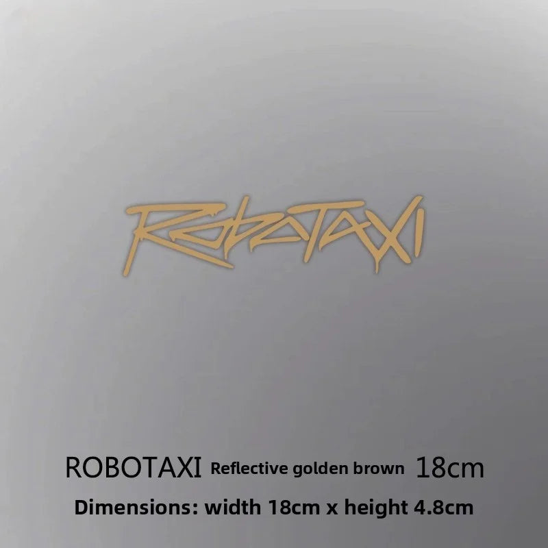 EVKITT Triangular Window Decal Cover Body Exterior Trim Sticker for Tesla Robotaxi Cybercab