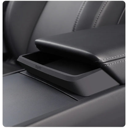 EVKITT Silicone Center Console & Armrest Storage Tray for Tesla Model Y Juniper & Model 3 Highland (Premium Silicone, 1-Pack)