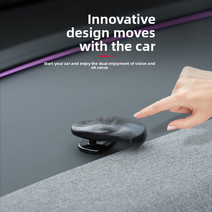 EVKITT Kinetic Drift Car Aromatherapy Diffuser Ornament Mechanical Dashboard Scent Replica for Tesla All Models Platform