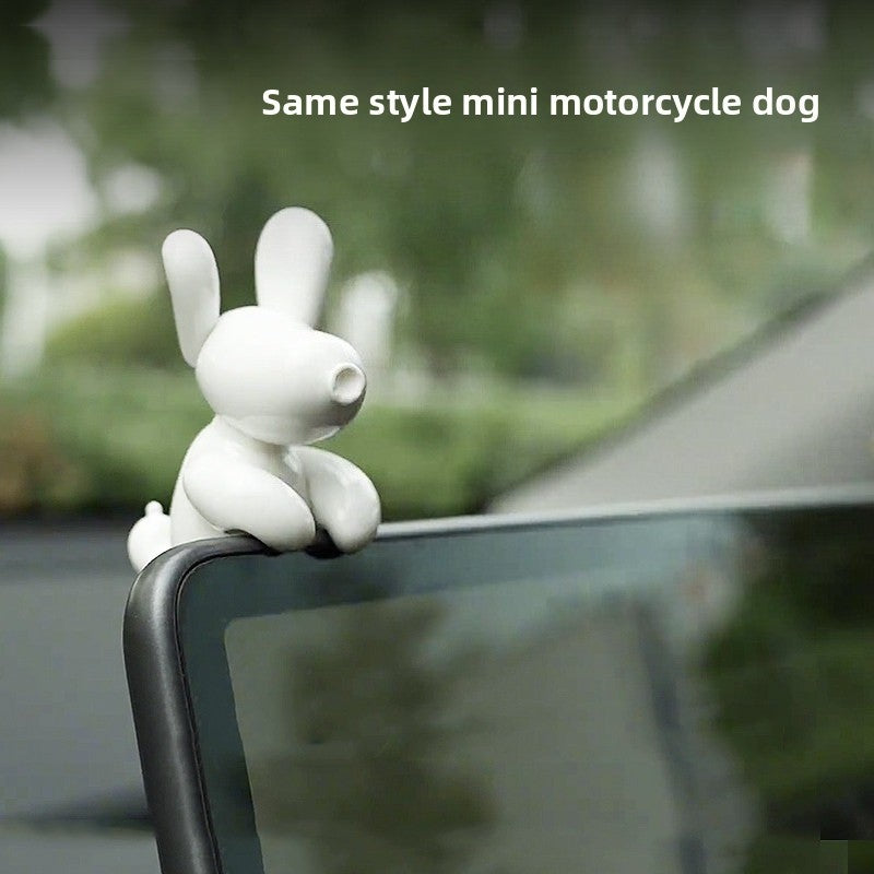 EVKITT Center Console Screen Mascot Ornament Dashboard Display Toy Figurine for Tesla Model Y  Model 3