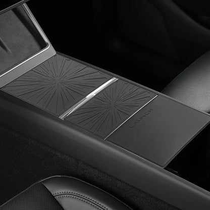 EVKITT Silicone Wireless Charger Pad Mat for Tesla Model 3 Highland & Model Y (Premium Silicone, Anti-Slip)
