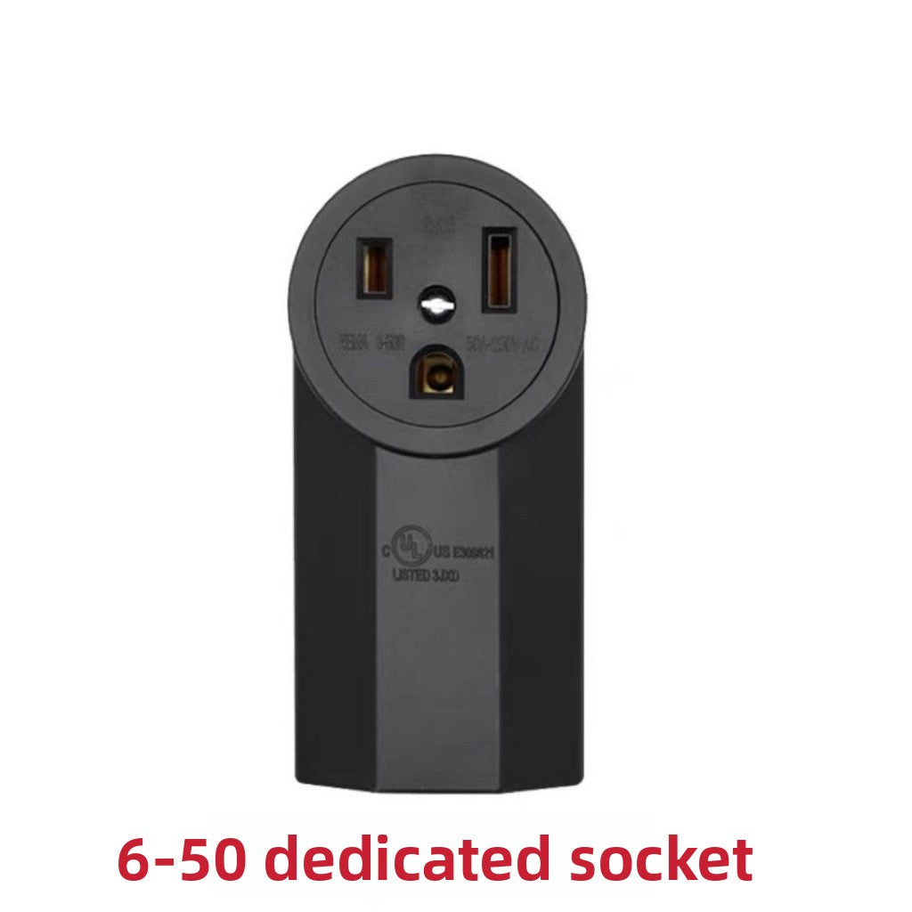 EVKITT EV Charger Heavy-Duty Wall Outlet High-Power NEMA Receptacle for Tesla Mobile Connector EV Models (Industrial-Grade Heat-Resistant Nylon & High-Tension Copper Matrix, 50A 125/250V 14-50R 6-50R 1PCS)