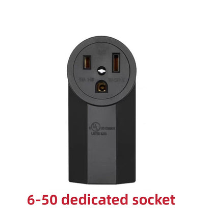EVKITT EV Charger Heavy-Duty Wall Outlet High-Power NEMA Receptacle for Tesla Mobile Connector EV Models (Industrial-Grade Heat-Resistant Nylon & High-Tension Copper Matrix, 50A 125/250V 14-50R 6-50R 1PCS)
