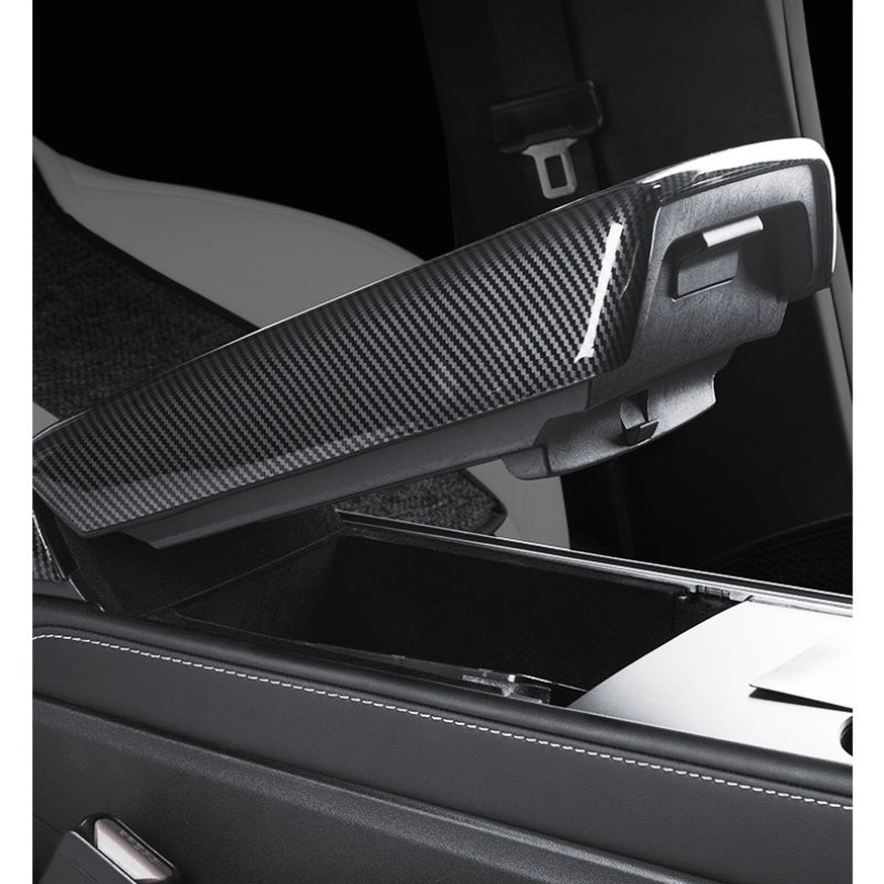 EVKITT Center Console Armrest Box Lid Cover Protector Trim for Tesla Model 3 Highland Model Y Juniper 2024–2026+ (Premium Anti-Scratch ABS, 1-Piece Shell)