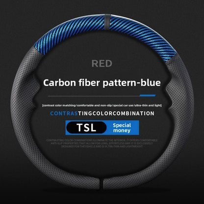 EVKITT Ultra-Thin Sport Steering Wheel Cover for Tesla Model 3  & Model Y Juniper/YL 2017-2026 – Anti-Slip Grip with Center Alignment Marker