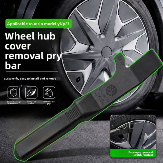 EVKITT Hubcap Removal Tool Pry Bar Wheel Cover Repair Puller for Tesla Model 3 Model Y Model S Model X