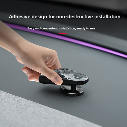 EVKITT Kinetic Drift Car Aromatherapy Diffuser Ornament Mechanical Dashboard Scent Replica for Tesla All Models Platform