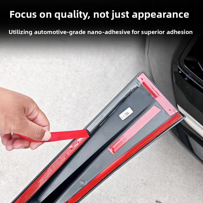 EVKITT Frontstoßstangenschutz Lippe Eckenschutz Kratzschutz Stoßfänger Winglet Spoiler für Tesla Model 3 Highland Model Y Juniper (Premium Luxus hochzähes Automobil ABS 2er-Set)