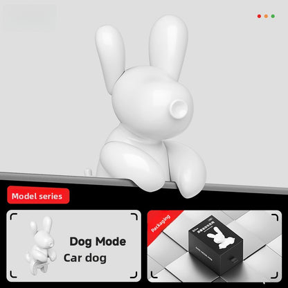 EVKITT Interactive Central Display Companion Cartoon Puppy Screen Border Toy for Tesla Upgraded Cockpit