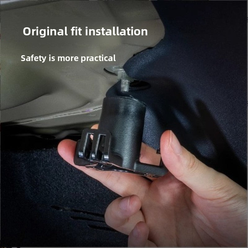 EVKITT Heavy-Duty Trunk Grocery Bag Hook for Tesla Model 3 Highland (Premium Auto-Grade ABS, Bolt-On Fixation)