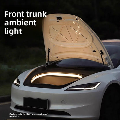 EVKITT Frunk LED Strip Ambient Light for Tesla Model 3 Highland 2024+ (Premium Weatherproof Silicone, Ultra-Bright)