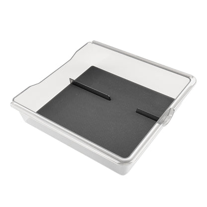 EVKITT Central Control Compartment Divider Lower Console Armrest Pocket Shunt for Tesla Upgraded Cockpit (Heavy-Duty Engineered Polymer, Flush Sliding Fit )