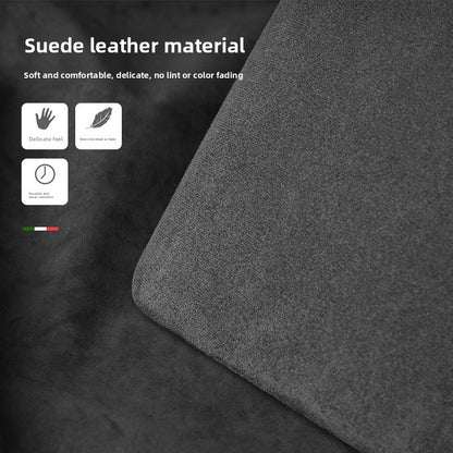 EVKITT Center Console Armrest Cover Protector Alcantara-Style Suede Cushion Wrap for Tesla Model 3 Model Y 2021-2026 (Premium Luxury Microfiber Suede & Non-Slip Inner Matrix, Tactical Matte Black 1PCS)
