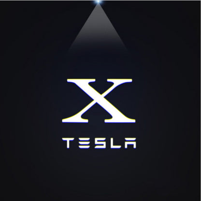 Welcome light MODELX special plug non-fading projection light for Tesla