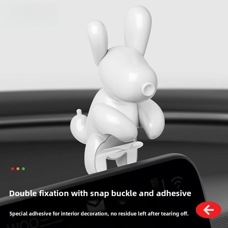 EVKITT Interactive Central Display Companion Cartoon Puppy Screen Border Toy for Tesla Upgraded Cockpit