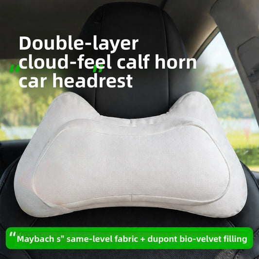 EVKITT Tesla Model 3/Y 2021-2026 Headrest Back Support Pillow Cushion (  Ergonomic Lumbar Neck Support 1PCS)