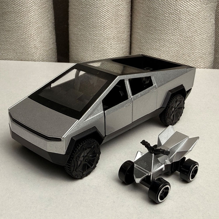 EVKITT Diecast Toy Car Model Cyber Truck Off-Road Replica for Tesla Cybertruck