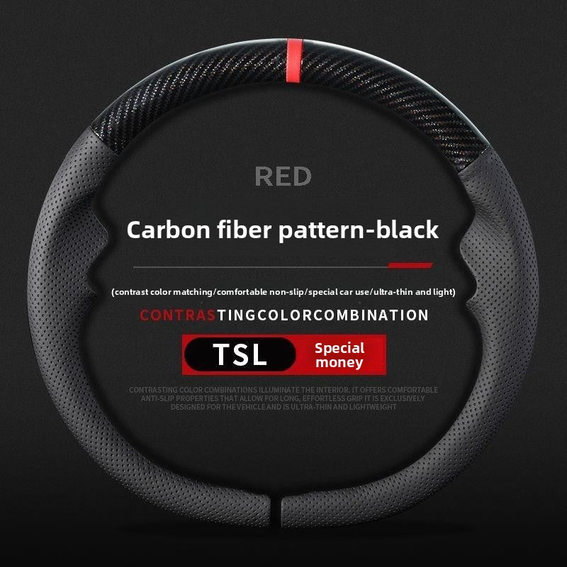 EVKITT Ultra-Thin Sport Steering Wheel Cover for Tesla Model 3  & Model Y Juniper/YL 2017-2026 – Anti-Slip Grip with Center Alignment Marker
