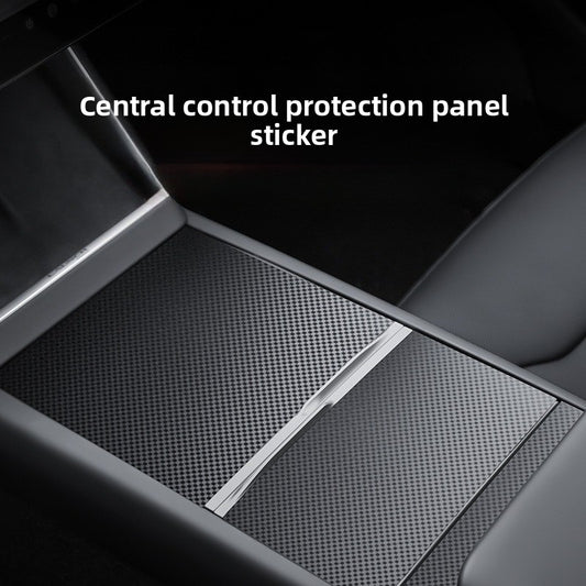 EVKITT Center Console Wrap Interior Protector Film Anti-Scratch Sticker for Tesla Model 3 Highland Model Y Juniper Premium Protective PET